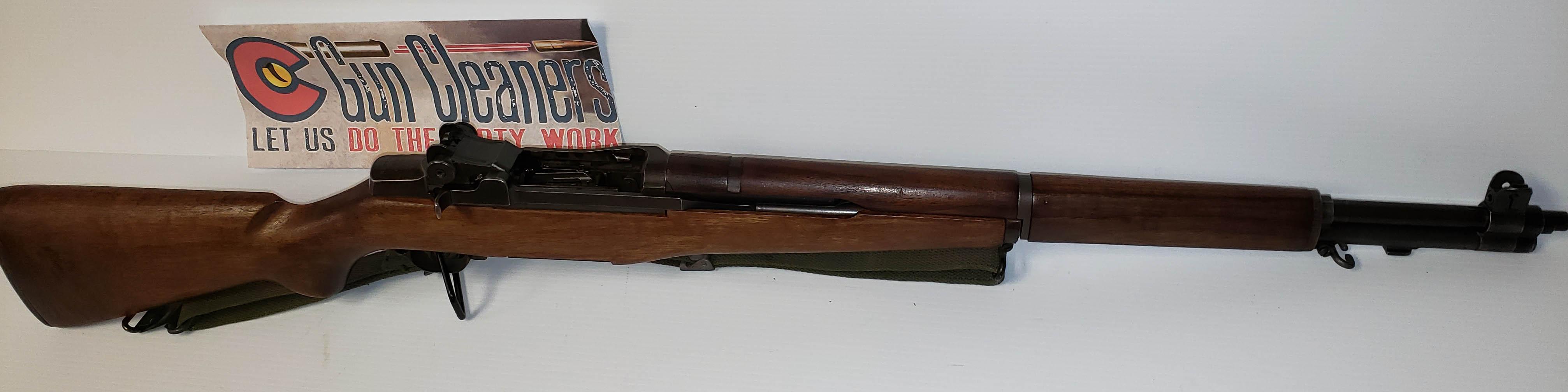 WWII standard-issue battle rifle: the U.S. Springfield Armory M1 Garand